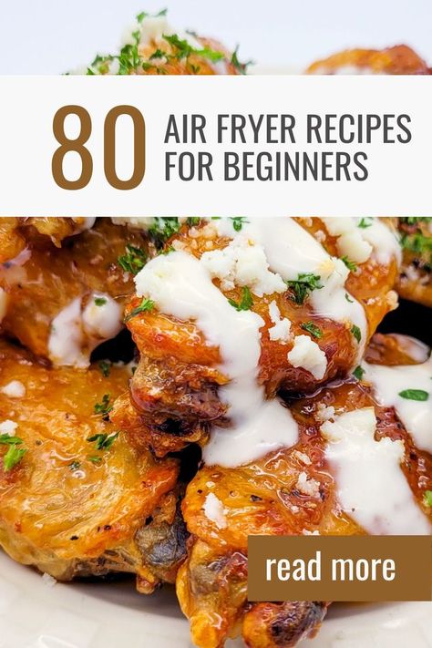 A large white plate of air fryer chicken wings Air Fryer Recipes For Beginners, Fried Recipes, Air Fryer French Fries, Air Fried Food, Air Fryer Oven Recipes, Spend With Pennies, Air Fry Recipes, Salad Pasta, Air Fryer Dinner Recipes