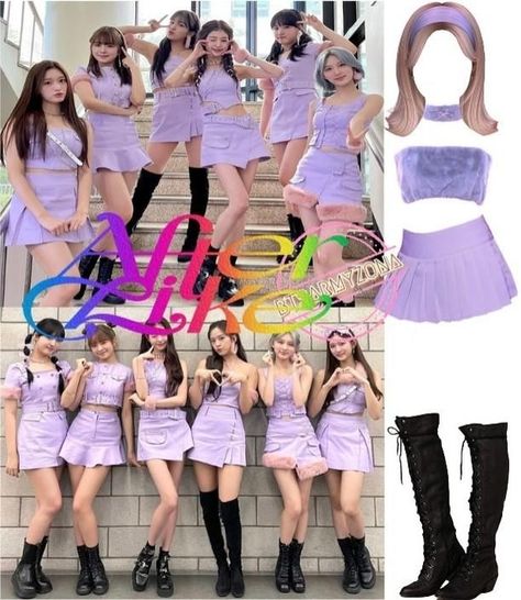 #ive #kpop #kpopgirls #kpopoutfits #outfits #outfitinspiration #blackpink #twice #lesserafim #kpopedit #girlgroup #ivestyle #ivefashion #kpopstyle #kpopfashion #izone #fashion #fashionstyle #outfitoftheday #outfits #kpopoutfit #wonyoung #yujin #lovedive #leeseo #gaeul #liz #rei #afterlike #pinkvenom Liz Rei, Kpop Concert Outfit, Blackpink Twice, Purple Outfits, Weekly Outfits, Korea Fashion, Kpop Fashion Outfits, Kpop Outfits, Stage Outfits