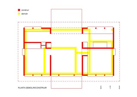 Gallery of Before and After: 5 Refurbishments in Brazilian Houses - 8 Construction Plan, Messina, Floor Plan, Floor Plans