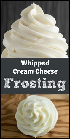 Not Too Sweet Frosting, Cream Cheese Frosting Easy, Whipped Cream Cheese Frosting, Cheese Frosting Recipe, Frosting Recipes Easy, Easy Cupcake Recipes, Cake Frosting Recipe, Make Cream Cheese, Light Cakes