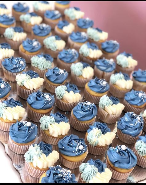 Blue And Silver Cupcakes, Silver Cupcakes, Blue And Silver, Genshin Impact, Wedding Cake, Wedding Cakes, Austin, Birthday Party, Cake