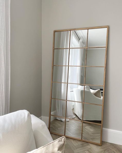 William Wood Mirrors on Instagram: “A distinct window pane design has made the Brooklyn a true favourite. Choose online from our exclusive Vintage Gold or Matte Black. 📷…” Faux Window Mirror, Metal Window Frames, Vintage Gold Mirror, Wood Mirrors, Faux Window, Decoration For Living Room, Garden Mirrors, Metal Frame Mirror, Window Mirror