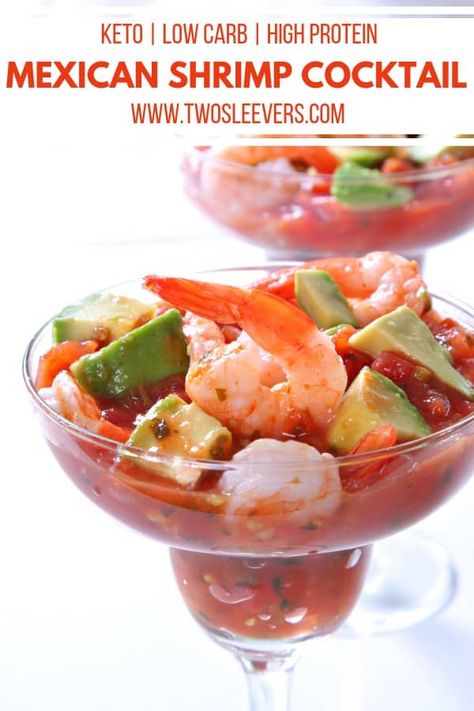 Mexican Shrimp Cocktail | Shrimp Cocktail Recipe | Best Shrimp Cocktail Recipe | Shrimp Recipes | Seafood Recipes | Mexican Recipes | Low Carb Recipes | Keto Recipes | High Protein Recipes | Two Sleevers | #twosleevers #lowcarbmexican #shrimpcocktail #mexicanshrimpcocktail #ketomexican Best Shrimp Cocktail, Best Shrimp Cocktail Recipe, Mexican Shrimp Cocktail Recipe, Shrimp Cocktail Recipe, Cocktail Shrimp, Mexican Shrimp Recipes, Recipes High Protein, Low Carb Recipes Keto, Mexican Shrimp Cocktail