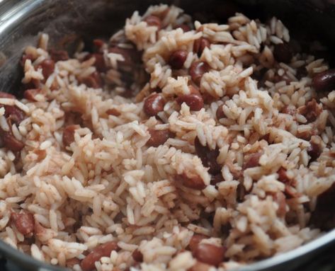 Belizean Rice And Beans Recipe, Belize Food, Rice And Beans Recipe, Rice Recipes For Dinner, Rice And Beans, Beans And Rice, Caribbean Recipes, Bean Recipes, Foodie Travel