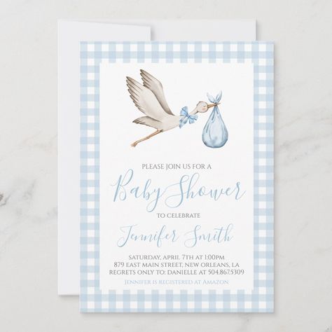 Sprinkle For Baby Boy, Classic Baby Boy Shower Ideas, Shower Preppy, Stork Baby Showers, White Baby Showers, Baby Shower Napkins, Preppy Southern, Boy Baby Shower Themes