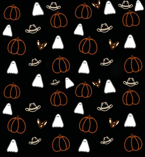 Halloween Cow Background, Western Halloween Wallpaper, Western Fall Wallpaper, Cute Iphone Wallpaper Tumblr, Western Halloween, Funny Phone, Background Ideas, Funny Phone Wallpaper, Fall Wallpaper