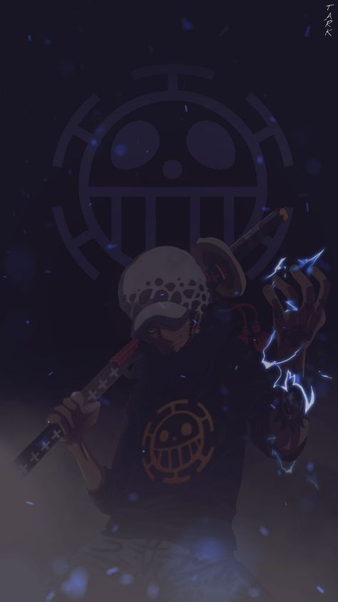 Trafalgar Law Wallpapers, Trafalgar D Water Law, Naruto Painting, Trafalgar D Law, Law One Piece, Handy Wallpaper, One Piece Photos, One Piece World, One Piece Crew