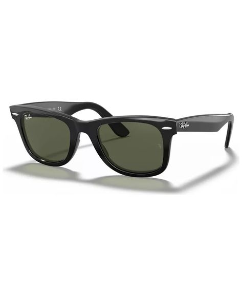 Ray-Ban - Sunglasses, RB2140 Original Wayfarer Classic, Ray Ban Wayfarer, Sunglass Hut, Unisex Sunglasses, Sunglasses Shop, Square Frame, Ray Ban Sunglasses, Signature Logo, Square Frames