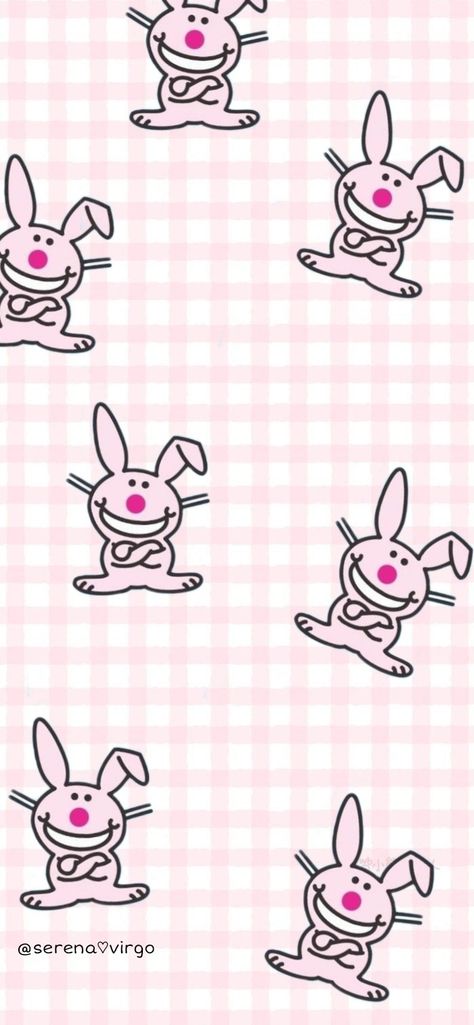 I Made these it's Happy Bunny wallpaper ♥️ enjoy it! Happy Bunny Wallpaper, Y2k Phone, Happy Bunny, Bunny Wallpaper, Bunny House, Iphone Backgrounds, Pretty Braided Hairstyles, Iphone Layout, Wallpaper Pc