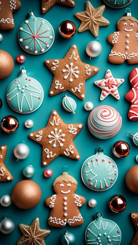 Iphone Wallpaper Cookies Wallpaper Iphone, Christmas Cookies Wallpaper, Iphone Christmas Wallpaper, Cookies Wallpaper, Winter Stickers, Christmas Wallpaper Iphone Cute, Digital Aesthetic, American Christmas, Merry Christmas Wallpaper