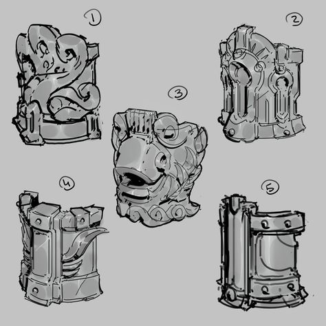 ArtStation - Shield sketches, Dmitry Pronin Drawing Of Things, Prop Concept, Background Architecture, Concept Art Ideas, Architecture Collection, Props Concept, Sketch Ink, Sea Of Thieves, Architecture Background