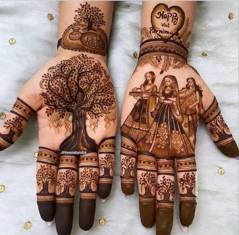 Jaya Parvati Vrat, Vat Purnima, Vat Savitri, Latest Mehndi Designs Wedding, Baby Mehndi Design, Mehandhi Designs, Bridal Mehendi Designs Hands, Legs Mehndi Design, Mehndi Designs For Kids