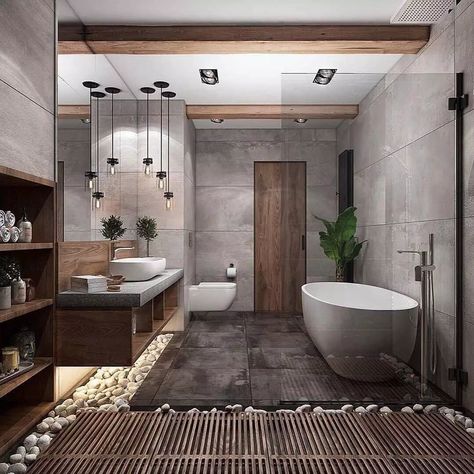 Drømme Bad, Design Interior Baie, Extra Space Storage, Bilik Air, Zen Bathroom, Loft Interior, Contemporary Bathroom Designs, Decor Baie, Design A Space