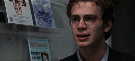 Hayden Christensen "Shattered Glass" Shattered Glass Movie, Lana Hot, Fine Guys, 90s Actors, Actor John, Hayden Christensen, Lauren Bacall, Shattered Glass, Anakin Skywalker