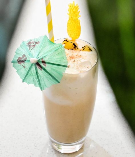 Here in Australia it's Winter! So enjoy this warm, toasty version of the Pina Colada - Delicious! Click for Recipe :) . . . Pina Colada Recipe | Pina Colada Smoothie | Winter Desserts | Winter Drinks | Hot Cocktails | Hot Cocktail Recipe | Cocktail Recipes | Vegan Drinks | Vegan Cocktails Desserts Winter, Vegan Cocktails, Warm Cocktails, Hot Winter Drinks, Pina Colada Smoothie, Pina Colada Recipe, Hot Cocktails, Vegan Drinks, Winter Desserts