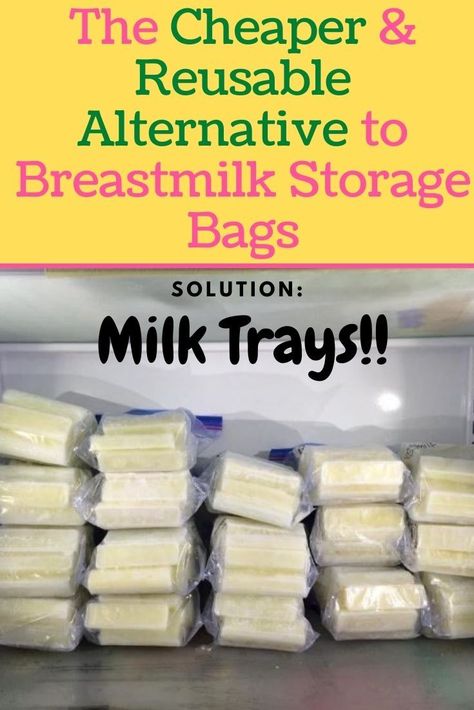 This reusable storage container freezes your breastmilk in individual 1oz. sticks that can be stored in your freezer. Reusable Milk Storage Bags, Plastic Free Breastmilk Storage, Breast Milk Freezer Storage Ideas, Breastmilk Storage Ideas, Reusable Bag Storage Ideas, Breastmilk Storage Organization, Selling Breastmilk, Milk Tray, Breast Milk Storage Containers