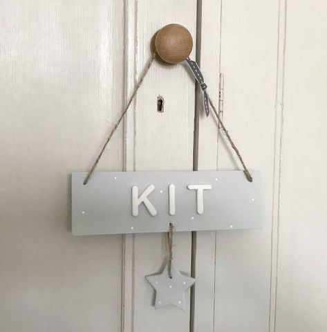 Are you interested in our wooden name door sign? With our personalised door name plaque you need look no further. Name On Door Ideas, Ceramic Letters, Adventure Room, Wooden Name Plaques, Personalised Signs, Door Plaque, Laser Ideas, Name Plaque, Polka Dot Background