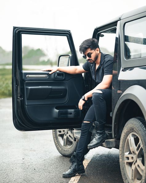 Your sense of style reflects your mentality and personality.🖤 . . #mahindra #thar #fashion #style #pose #photography #photooftheday #viralposts #viral #explorepage #trending #explore #fashionmodel #model Thar Photoshoot, Thar Pics, Photography With Car, Boys Poses Photography, Pose With Car, Men Cars Photography, Men Poses, Best Poses For Boys, Men Fashion Photoshoot