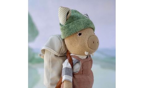 Hazel Village’s New Limited-Edition Doll Is The Perfect Gift for Kids – BestGifts.com Village Clothes, Hazel Village, No Clothes, Camping Inspiration, Canvas Rucksack, Book Page Crafts, Etsy Success, Woodland Friends, Wild Boar