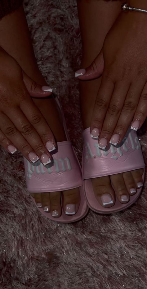 Nails And Toes, Acrylic Toe Nails, Drip Nails, Colored Acrylic Nails, Girly Acrylic Nails, Glow Nails, Blush Nails, Short Square Acrylic Nails, Long Square Acrylic Nails