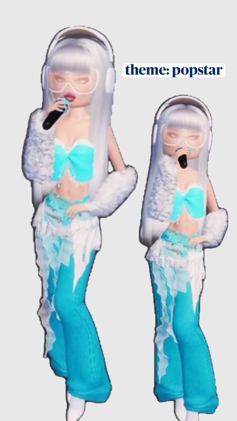 roblox dti outfit idea 🎧 theme: popstar Popstar Outfits Ideas, Outfits Ideas, Outfit Idea, Dress To Impress