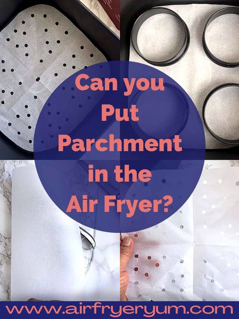 Can you put Parchment paper in an Air fryer - Air Fryer Yum Can You Use Parchment Paper In Air Fryer, Air Fryer Pancakes Parchment Paper, Parchment Paper In Air Fryer, Parchment Paper Recipes, Air Fryer Cooking Times, Cupcake Pans, Air Fry Recipes, Bakery Supplies, Air Fryer Dinner Recipes