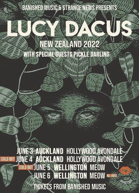 tour poster Indie Design Graphics, Indie Music Posters, Lucy Dacus Poster, Uni Posters, Hozier Poster, Indie Singers, Lucy Dacus, Tour Poster, Flyer Design Inspiration