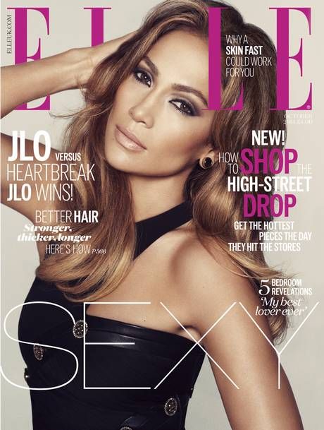 Jlo Hair, Cover Girl, Elle Magazine, A Magazine, High Fashion Street Style, Jennifer Lopez, Magazine Cover, Balayage, Hair Inspiration