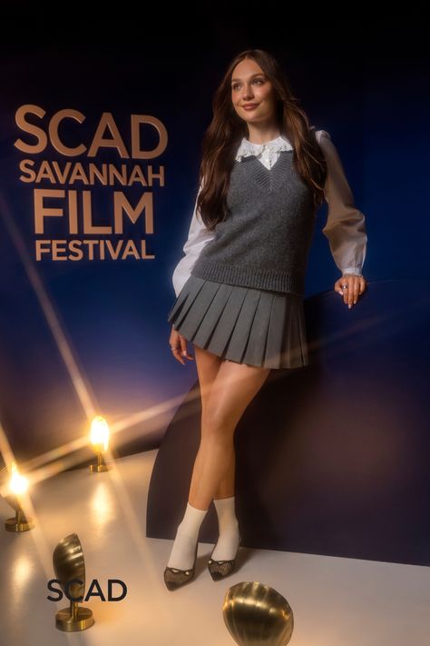 Maddie Ziegler, dance, dancer, reality tv, dance moms, choreography, ziegler, dancing, jojo, socks and heels, winter oufits, winter nails, holiday outfits, sweater vest, ootd, winter oufit, winter inspo, socks, white socks, pleated skirt, fashion, girl fashion, genz fashion, makeup, fall makeup Scad Savannah, Sandy Powell, Miles Teller, Nicholas Hoult, Janelle Monáe, Creative Careers, Maddie Ziegler, Sadie Sink, Entertainment Weekly