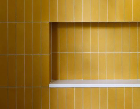 Yellow Subway Tile, Backsplashes Kitchen, Zia Tile, Cement Design, Subway Tiles Bathroom, Kitchen Floors, Glazed Brick, Cement Color, Subway Tile Kitchen