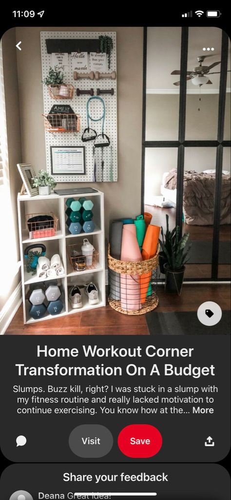 Bedroom Living Room Office Combo, Small Workout Corner Ideas, Gym And Craft Room Combo, Home Gym Living Room Combo, Home Gym Craft Room Combo, Small Workout Corner In Bedroom, Living Room Workout Space Combo, Bedroom Workout Corner, Home Office Gym Guest Room Combo