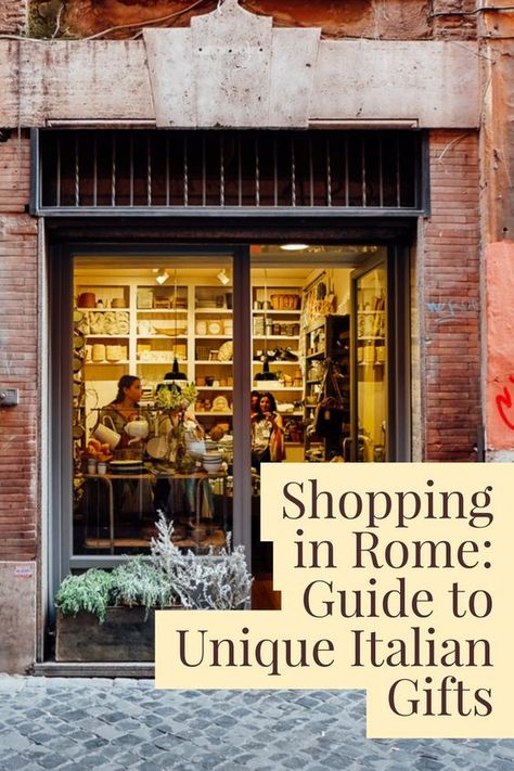 Where To Shop In Rome, Rome Souvenirs, Shopping In Rome, Rome Shopping, Places To Visit In Rome, Vacations For Couples, Rome Guide, Rome Vacation, Italy Trip Planning