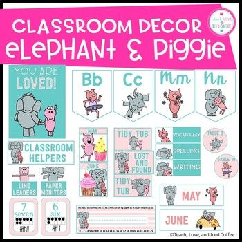 This is an adorable Elephant and Piggie themed Decor Set. The colors are just beautiful. It has over 900 pages and most of it is EDITABLE! The set includes: *Welcome Banner *Other Assorted Banners EDITABLE *Back to School Bulletin Board Set -Banner "Meet My New Bunch" -Elephant & Piggie Coloring Sheet -Writing Sheets "All About Me" *Bulletin Board or All About Me Bulletin Board, About Me Bulletin Board, Mo Willems Author Study, Piggie And Elephant, Elephant And Piggie, Welcome To Kindergarten, Elementary Classroom Decor, Back To School Bulletin Boards, Class Theme