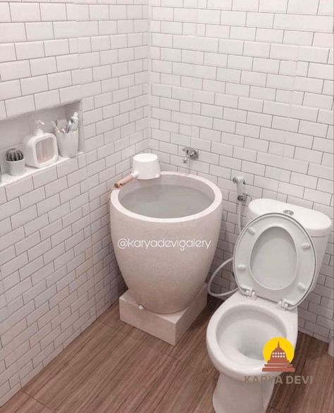 Bak Mandi Aesthetic, Wc Aesthetic, Bathroom Tub Shower Combo, Simple Bathroom Renovation, Modern Room Design, Toilet And Bathroom Design, Bathroom Interior Design Modern, Bilik Air, Small Toilet Room