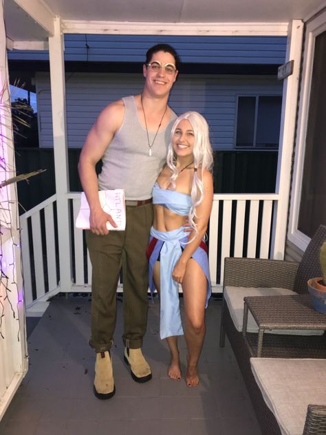 Milo And Kida Costume Halloween, Kida Milo Atlantis, Milo Thatch And Kida Cosplay, Milo Halloween Costume, Princess Kida And Milo Costume, Journey To Atlantis Costume, Milo And Kida Atlantis Cosplay, Kida Halloween Costume Atlantis, Atlantis The Lost Empire Costume