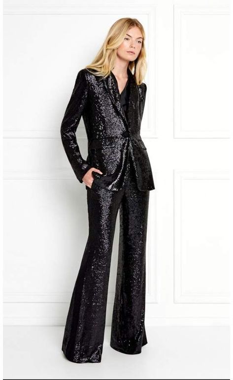 Rachel Zoe Rachel Zoe Rixey Fluid Sequin Blazer Sequin Blazer Outfit, Glitter Suit, Fancy Jumpsuit, Sequin Suit, Blazer Suit Women, Fall Fashion Trends Women, Sequin Pants, Sequin Blazer, Woman Suit Fashion