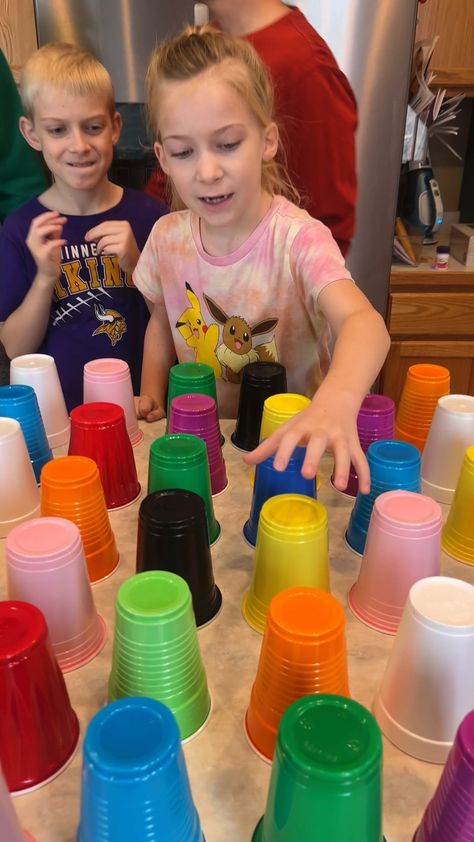 Prize Games For Parties, Win A Prize Games, Prize Game Ideas, Games With Prizes For Adults, Roll Ball Into Cup Game, Cup Surprise Game, Whats Under The Cup Game, Solo Cup Games With Prizes, Cup Game Prizes