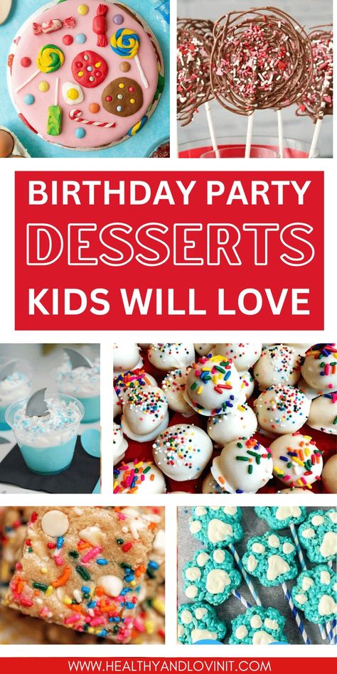 These birthday party food ideas for kids are so fun!! There are so many easy cheap ideas here! These simple desserts and snacks will be a hit at your next party. Some of these are finger foods and some are more decadent like an ice cream cake. Lots of these DIY party foods use sprinkles which are always a hit with kids! Kids Birthday Desserts, Toddler Birthday Party Food, Easy Birthday Desserts, Diy Party Food, Cheap Birthday Party, Sundae Cupcakes, Birthday Party Desserts, Birthday Party Treats, Birthday Party Snacks