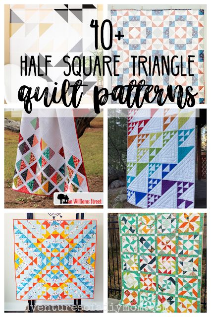 40+ Half square triangle quilt patterns. Find LOTS of quilt layout ideas using HST's. Free patterns and patterns to buy. Hst Quilt Blocks Half Square Triangles, Half Triangle Quilt Pattern, Half Square Triangle Quilts Pattern Charm Pack, 30 Degree Triangle Quilt Pattern, Half Square Triangle Quilt Layouts, Half Square Triangle Designs, Half Square Triangle Patterns, Hst Quilt Patterns Free, Half Square Quilt Patterns