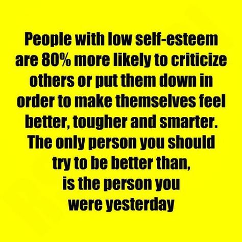 People with low self esteem are 80% more likely to criticize others or put them down like being in someones house with his guests and they point their fingers on you and say thats the bad guy ... :) Insecure People Quotes, Critical People, Insecure People, Bad Quotes, Dope Quotes, Up Quotes, Word Of Advice, Self Esteem Quotes, Low Self Esteem