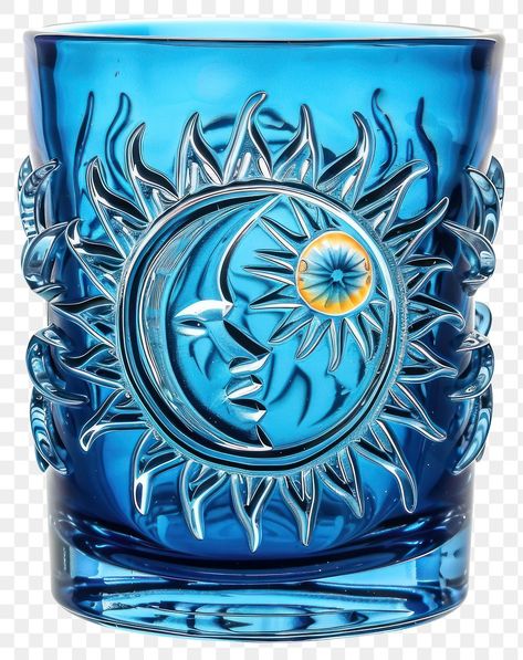 Dark Blue Png Aesthetic, Blue Objects Png, Blue Items Aesthetic Png, Celestial Vase, Blue Mugs Aesthetic, Aesthetic Pngs, Png Elements, Png Aesthetic, Png Text