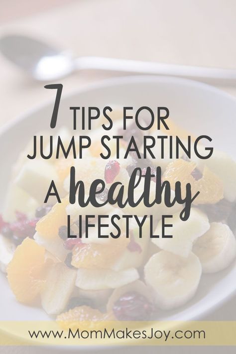 Diet and exercise can be such a struggle. These 7 tips for jump starting a healthy lifestyle will make it easier to get back on track! | Mom Makes Joy | healthy lifestlye | clean eating | working out | health and wellness Jump Start Diet, Healthy Lifestlye, Track Mom, Easy Juice Recipes, Low Blood Sugar, Get Back On Track, Healthy Lifestyle Changes, Diet And Exercise, Health Check