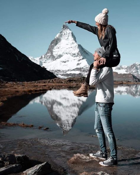 Zermatt, Switzerland Choosing Between Two Guys, Best Vacations For Couples, Switzerland Photography, Europe Honeymoon, Zermatt Switzerland, Honeymoon Spots, Couples Vacation, Adventure Couple, Switzerland Travel