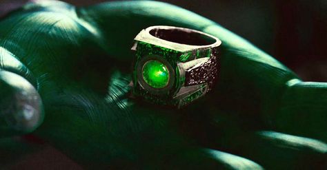 A ring powered by the energy of will was sent to every sector of the universe to select a recruit. In order to be chosen by the ring, it was said one must be without fear. Together these 3,600 recruits form the intergalactic peace keepers known as The Green Lantern Corps. Star Sapphire Dc, Hal Jordan Green Lantern, Christian Wedding Rings, John Stewart Green Lantern, Green Lantern Costume, Lantern Costume, Green Lantern Power Ring, Green Lantern Movie, Green Lantern Ring