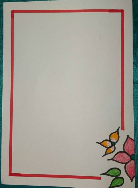 Bond Paper Border Design Simple, Boarders Designs For Projects, Diwali Drawing, File Decoration Ideas, Creative School Project Ideas, Colorful Borders Design, Bond Paper Design, Paper Art Design, Alphabet Letters Design