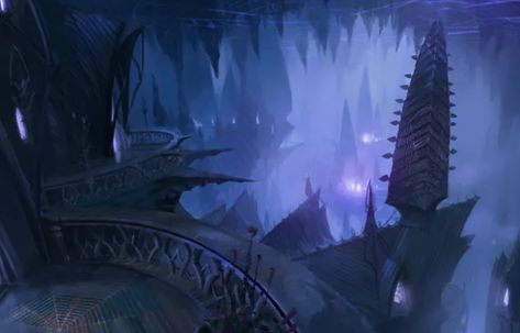 D&D: WotC Adds Three New Types Of Drow, Retcons Drow Lore - Bell of Lost Souls Elf City, Drizzt Do Urden, Elf Ranger, Dark Elf, Lost Soul, Fantasy Landscape, The Team, Fantasy World, Dungeons And Dragons