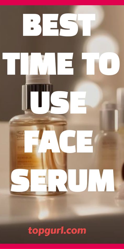 Get ready to uncover the ideal moment to apply your serum, revealing the key to achieving glowing skin - it might surprise you! Learn the secret to radiant skin with our timing tips. Discover a new approach for a healthier and more vibrant complexion. Using Serum On Face, When To Apply Serum On Face, When To Use Serum On Face, How To Use Face Serum, How To Use Serum On Face, Best Serum For Face Glow, Serum Application, Face Serum For Glowing Skin, Serum For Glowing Skin