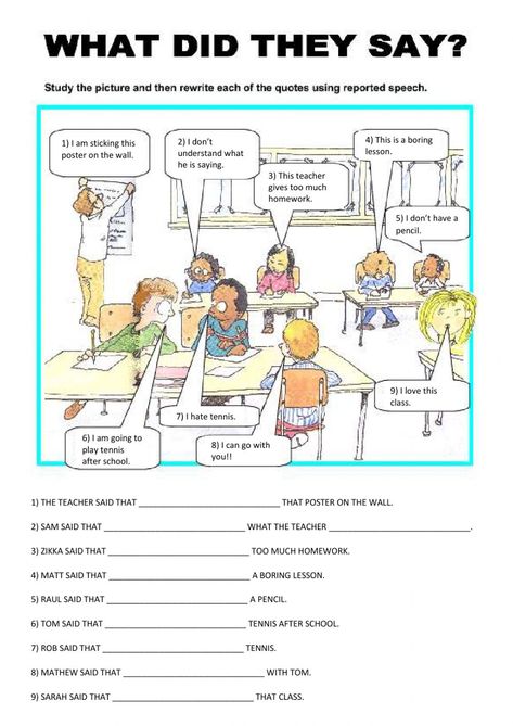 Safety Rules For Kids, Direct And Indirect Speech, Speech Topics, Indirect Speech, Ap Test, Tenses English, Direct Speech, English Prepositions, Reported Speech