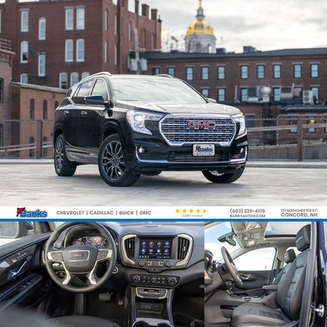 The 2024 GMC Terrain interior offers a blend of versatility, luxury, and innovative technology to keep you comfortable and entertained on every drive. Add the new features like heads-up display and this Terrain checks all the boxes. See this 2024 Terrain Denali and many more at https://www.banksautos.com/new-vehicles/terrain/ Gmc Terrain Interior, Terrain Denali, Concord Nh, Manchester Nh, Gmc Terrain, Head Up Display, Innovative Technology, Innovation Technology, Banks