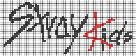 Skz Logo, Easy Pixel Art, Pixel Drawing, Pix Art, Pixel Crochet, Pixel Art Grid, Tapestry Crochet Patterns, Pola Kristik, Pixel Art Design